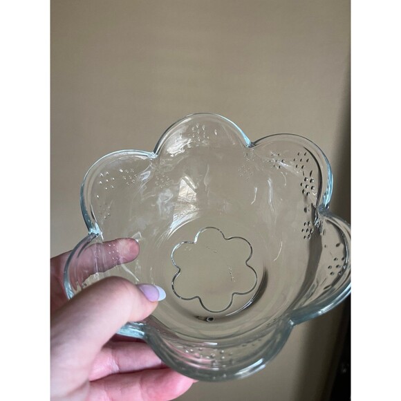 Set of Vintage Pfaltzgraff Clear Glass Salad/Fruit Bowls - Picture 9 of 10